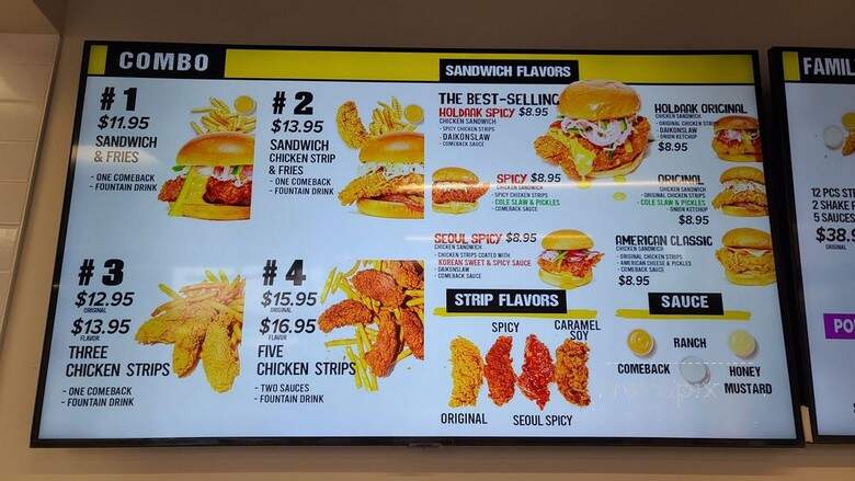 Holdaak Fried Chicken - Gardena, CA menu_pic