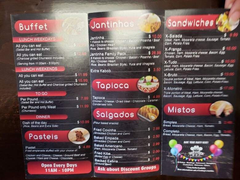 Cowboy's Brazilian Grill - Atlanta, GA menu_pic