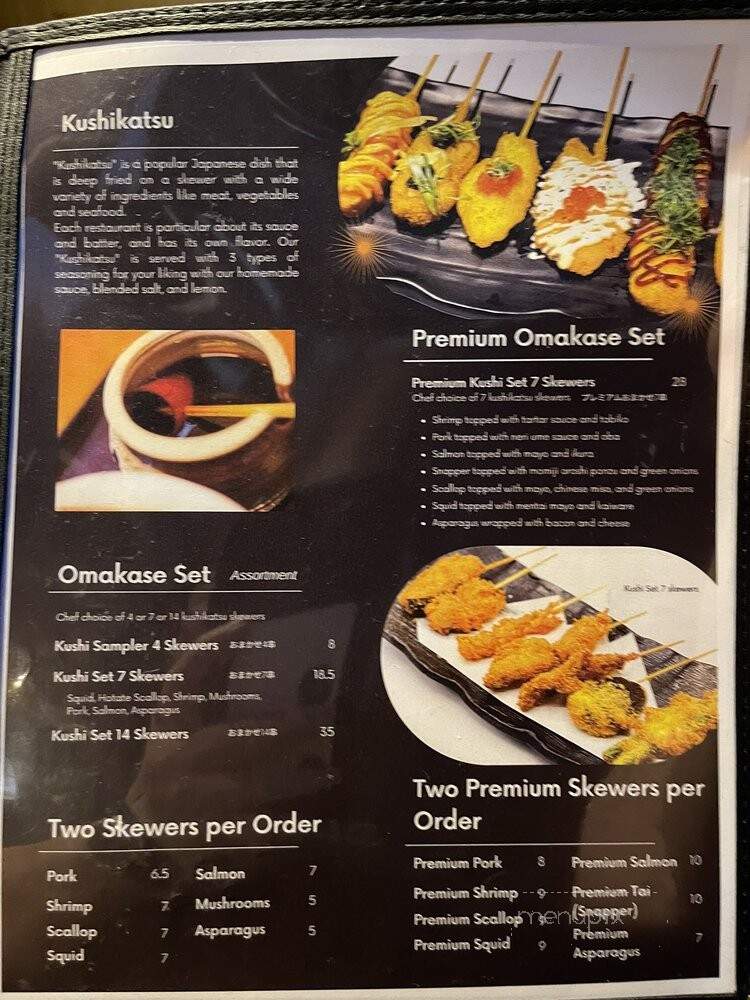 Fugetsu Okonomiyaki Izakaya - Las Vegas, NV menu_pic