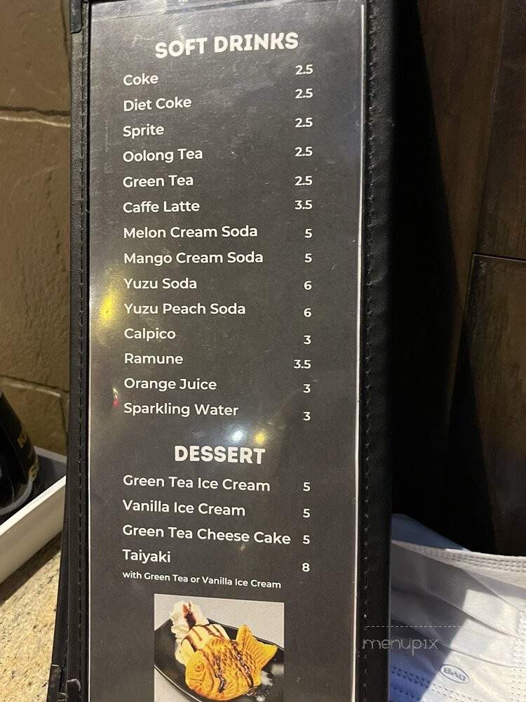 Fugetsu Okonomiyaki Izakaya - Las Vegas, NV menu_pic