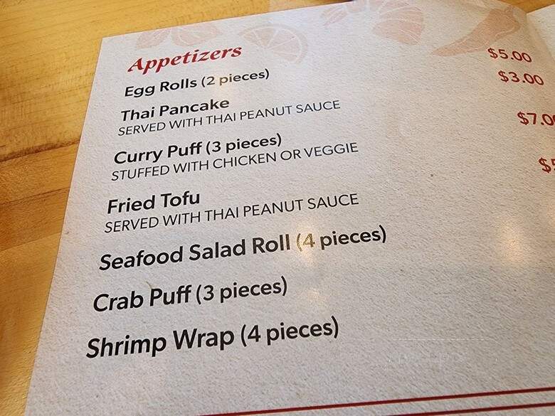 Taste of Thai on Blvd - Virginia Beach, VA menu_pic
