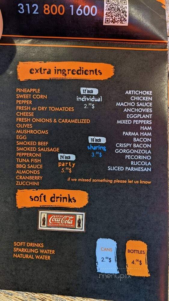 Proper Pizza - Chicago, IL menu_pic