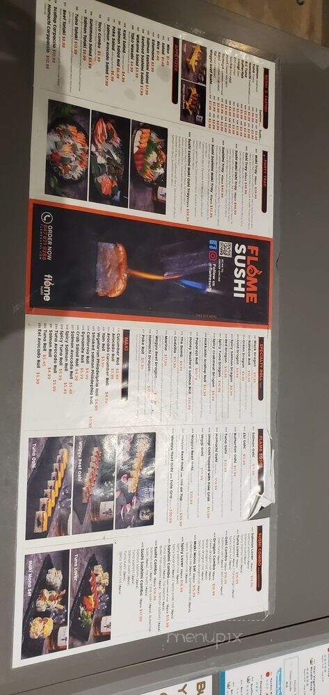 Flame Sushi - Toronto, ON menu_pic