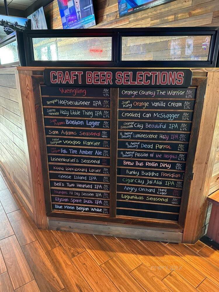 Miller's Ale House - Winter Garden, FL menu_pic