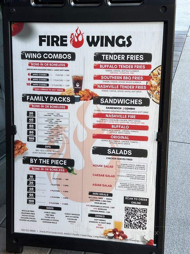 Fire Wings - Long Beach, CA menu_pic