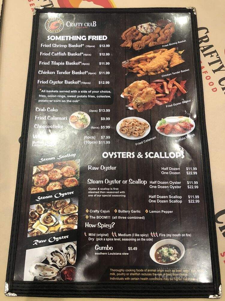 Crafty Crab - League City, TX menu_pic