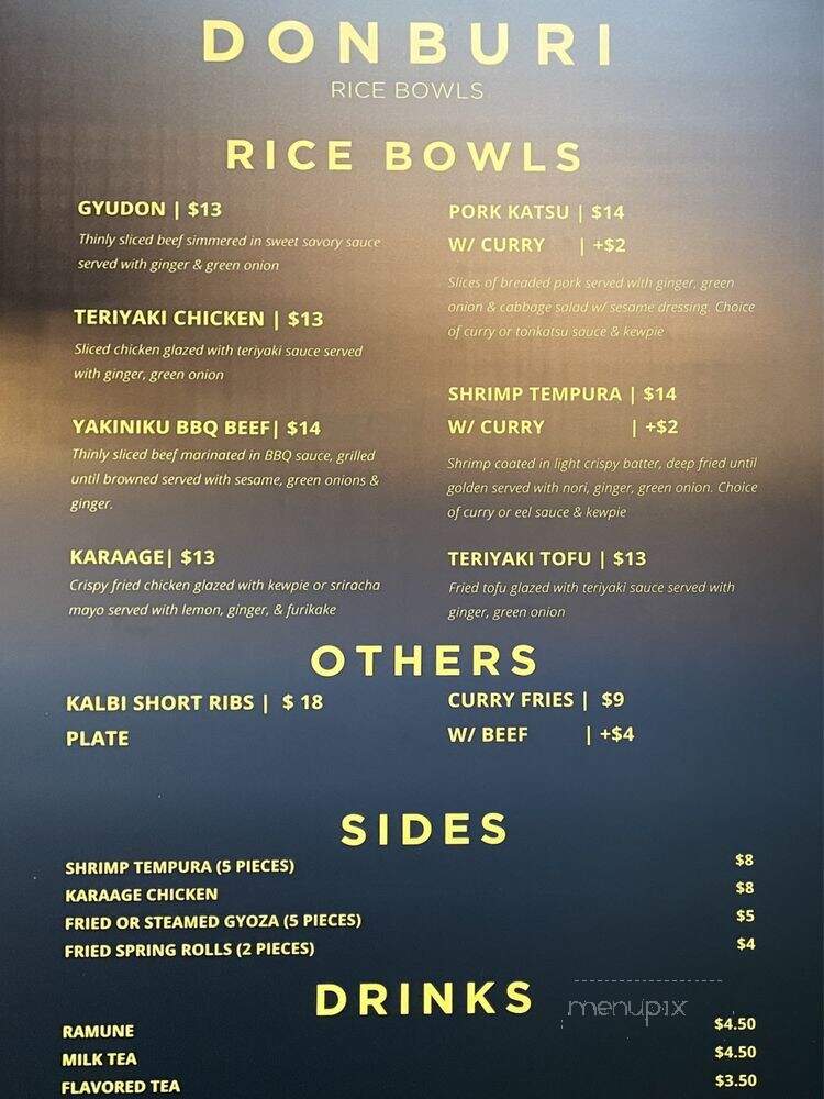 Donburi Rice Bowls - National City, CA