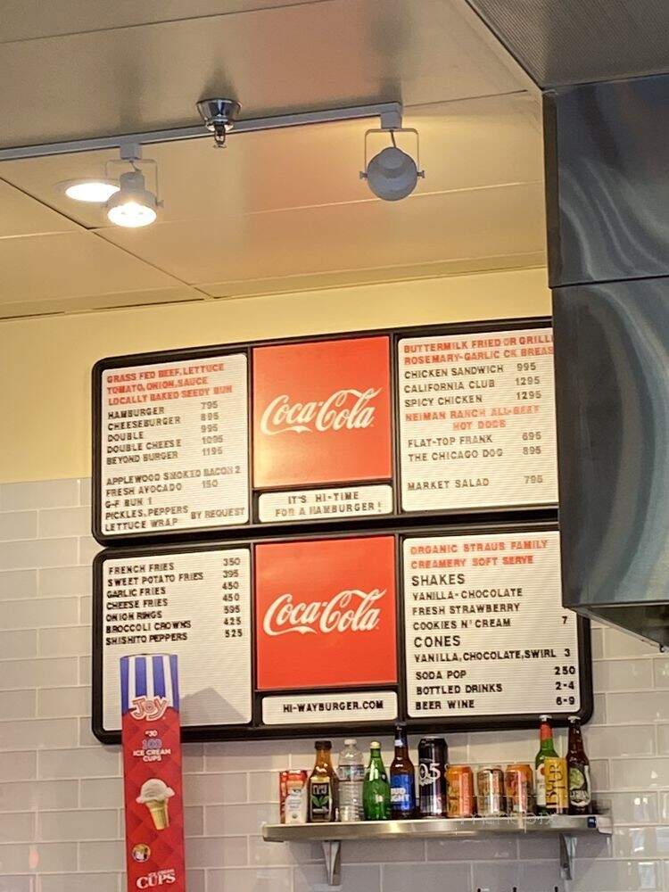 Hi-Way Burger & Fry - San Francisco, CA menu_pic
