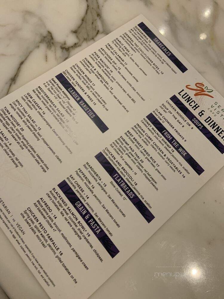 Serrano Vista Cafe - Las Vegas, NV menu_pic