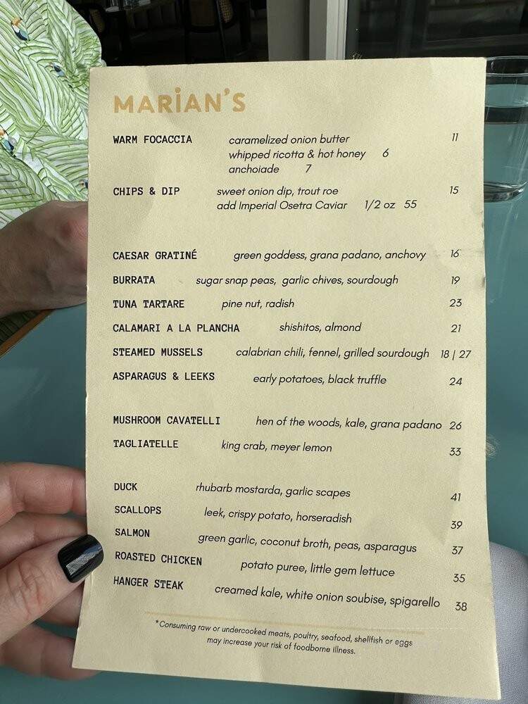 Marian's - New York, NY