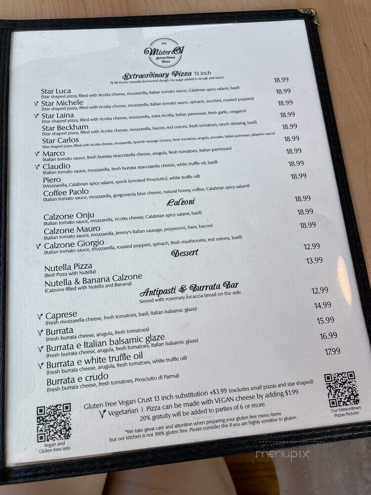 Mister O1 Dallas - Dallas, TX menu_pic