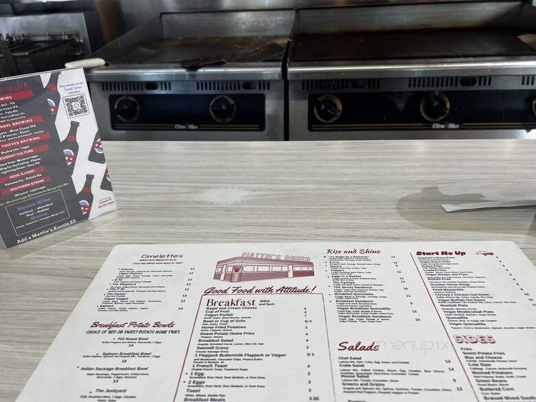 Mattie's Diner - Charlotte, NC menu_pic