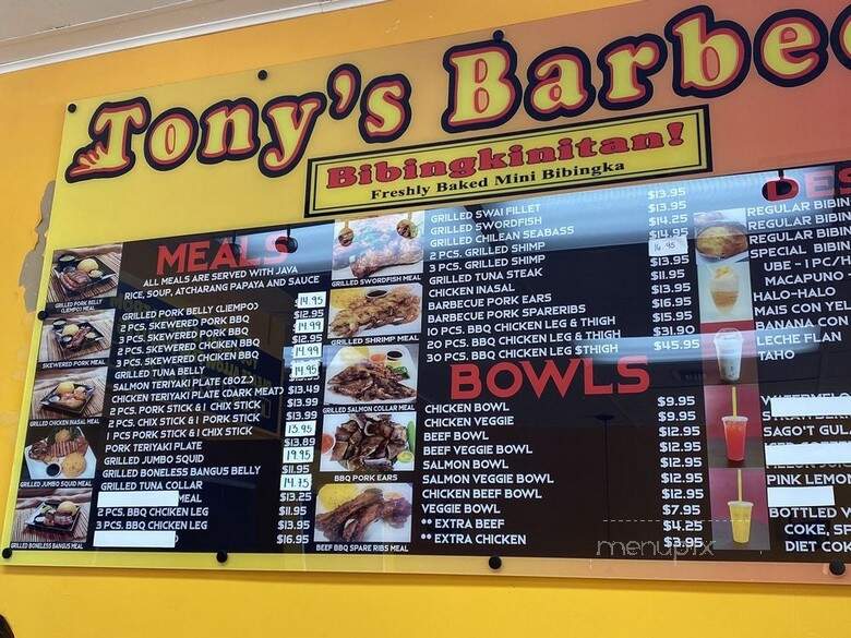 Tony's Barbecue & Bibingkinitan - Fountain Valley, CA