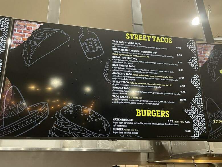 Amorcito - Costa Mesa, CA menu_pic