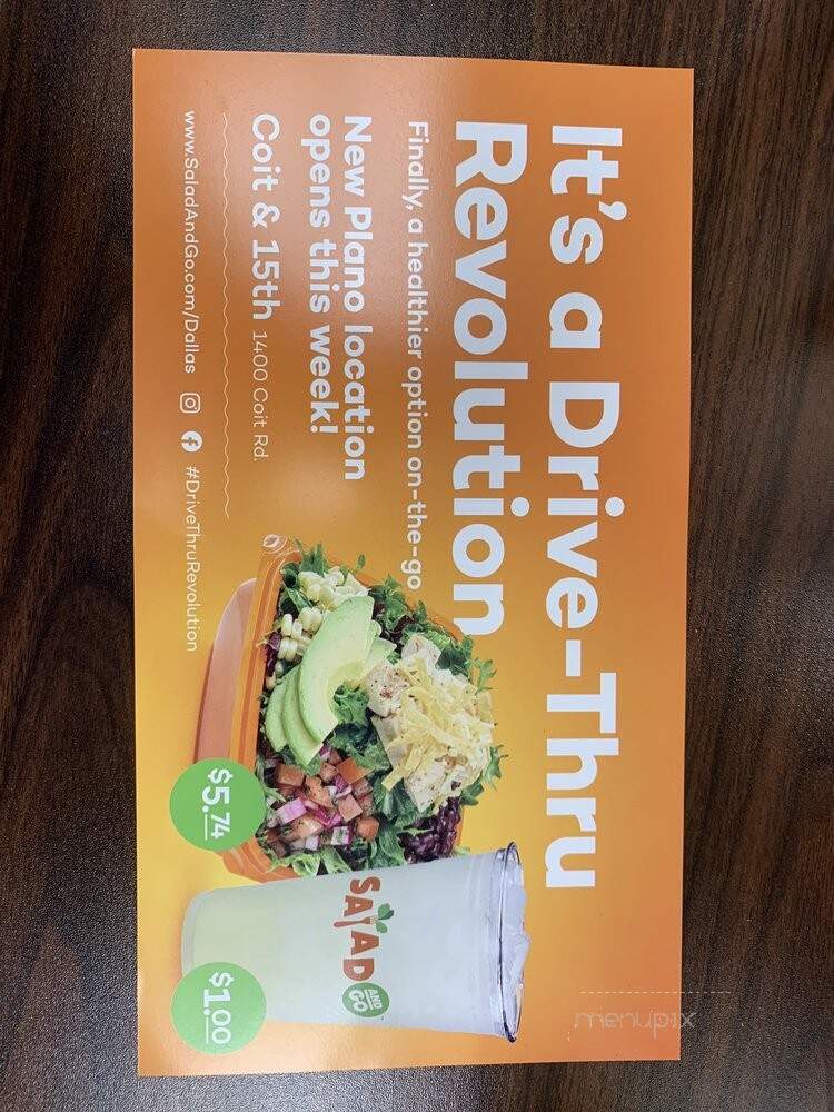 Salad and Go - Plano, AZ menu_pic