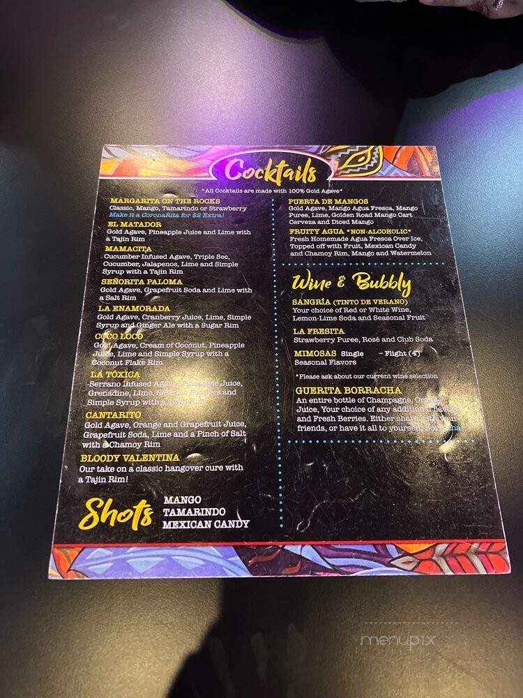 Tacos and Beer Mi Lindo Mexico - Temecula, CA menu_pic
