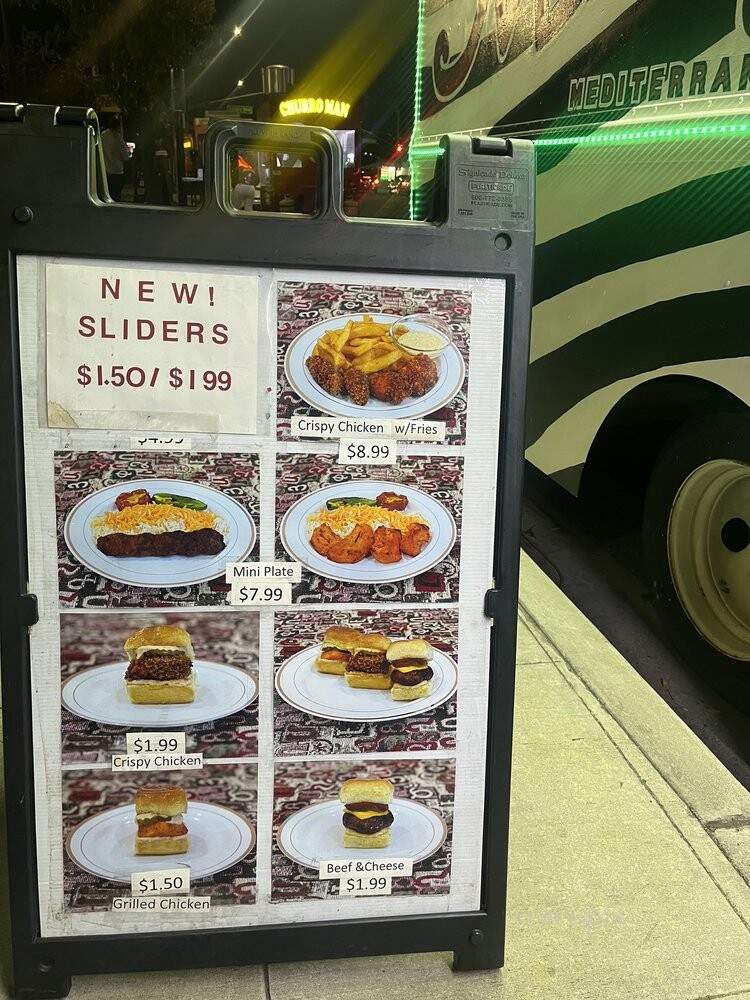 Mirage Food Truck - North Hollywood, CA menu_pic