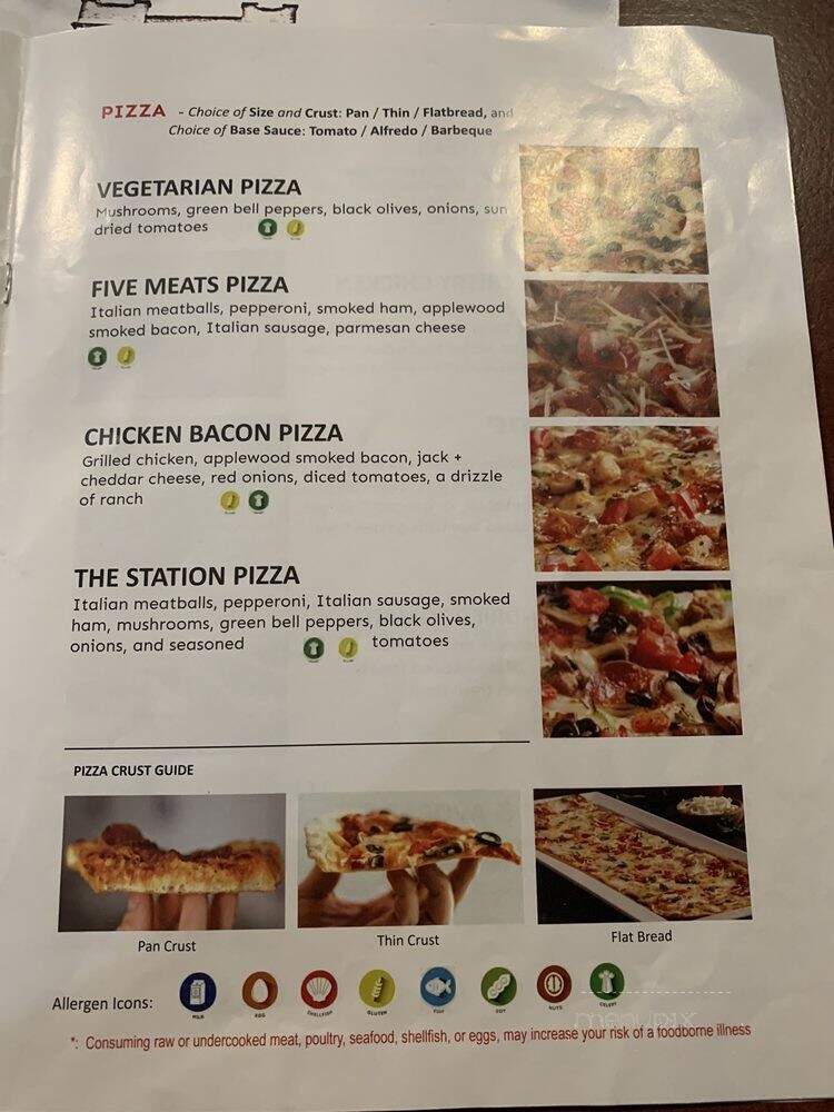 212 Station Restaurant and Bar - Bird Island, MN menu_pic