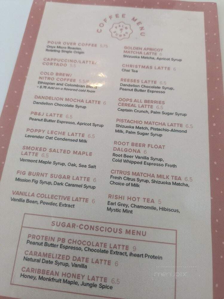 Palm Sugar - Las Vegas, NV menu_pic