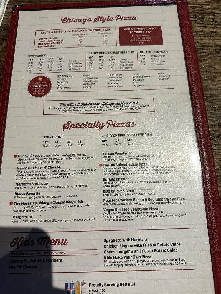 Moretti's Elgin - Elgin, IL menu_pic