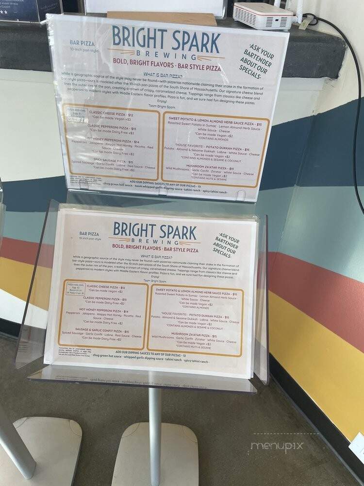 Bright Spark Brewing - Ventura, CA menu_pic