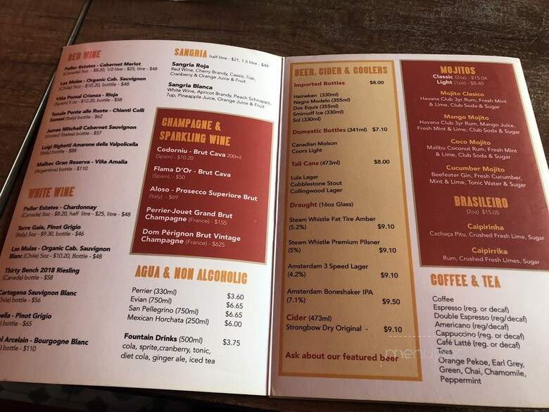 Flor Mexicana - Toronto, ON menu_pic