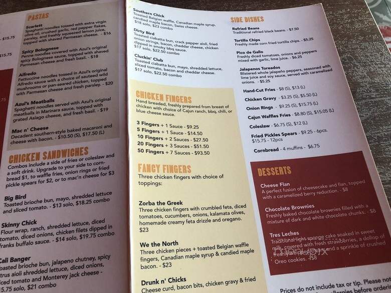 Flor Mexicana - Toronto, ON menu_pic
