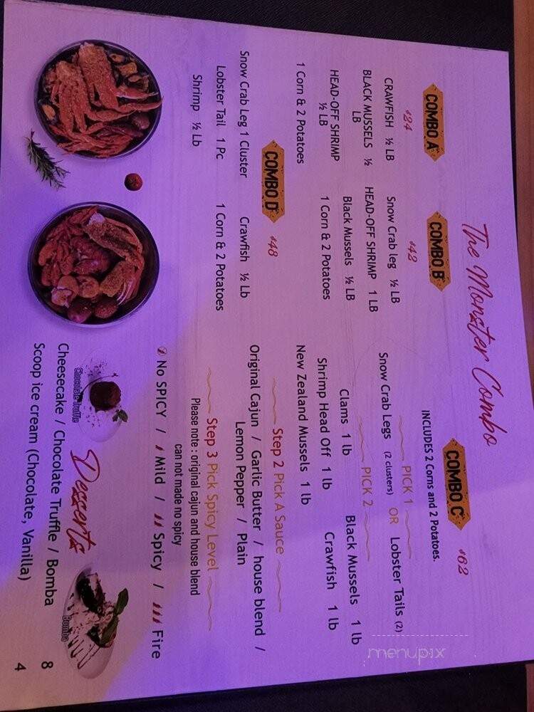The Monster Crab - New York, NY menu_pic