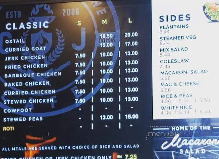 CJ Carribean Cuisine and Cafe - Queens, NY menu_pic