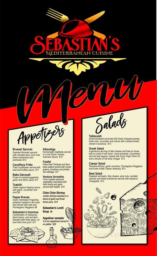 Sebastian's Mediterranean - San Pedro, CA menu_pic