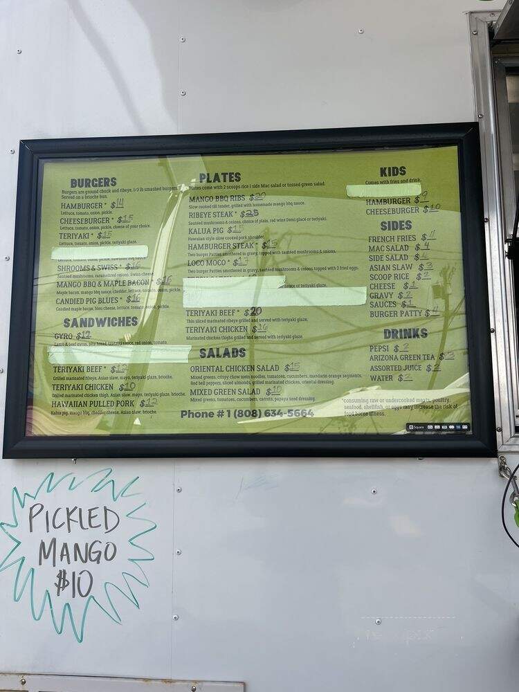 Smash Time Grinds 808 - Kapaa, HI menu_pic