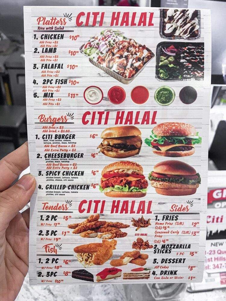 Citi Halal - Queens, NY menu_pic