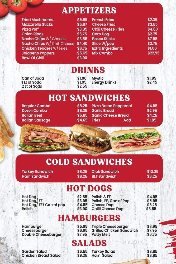 Dozeli Pizzeria - Chicago Heights, IL menu_pic