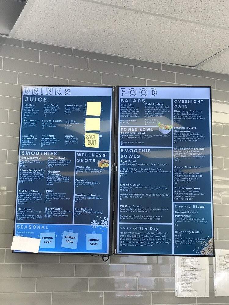 The Healthy Bar - Kingman, AZ menu_pic