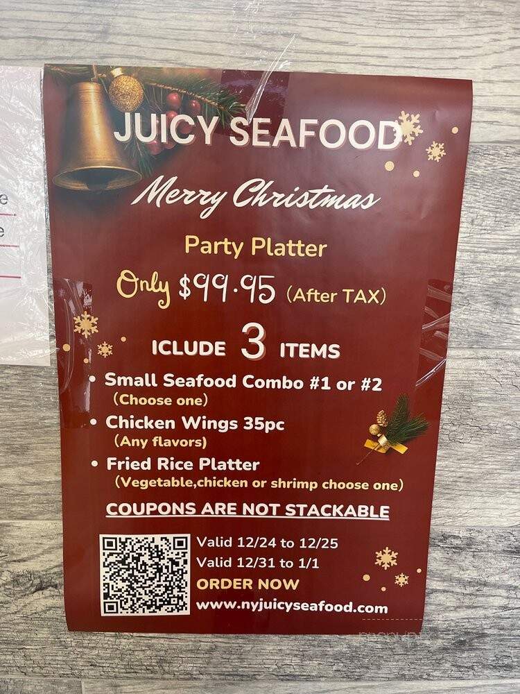 Juicy Seafood - New York, NY menu_pic