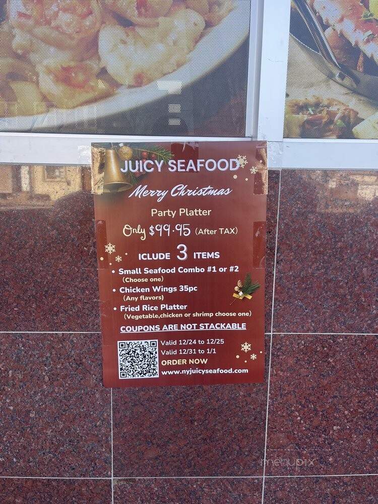 Juicy Seafood - New York, NY menu_pic