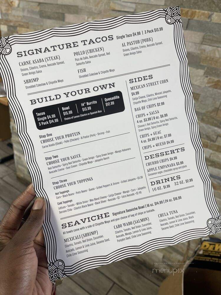 Seaviche Tacos & Bowls - Detroit, MI menu_pic