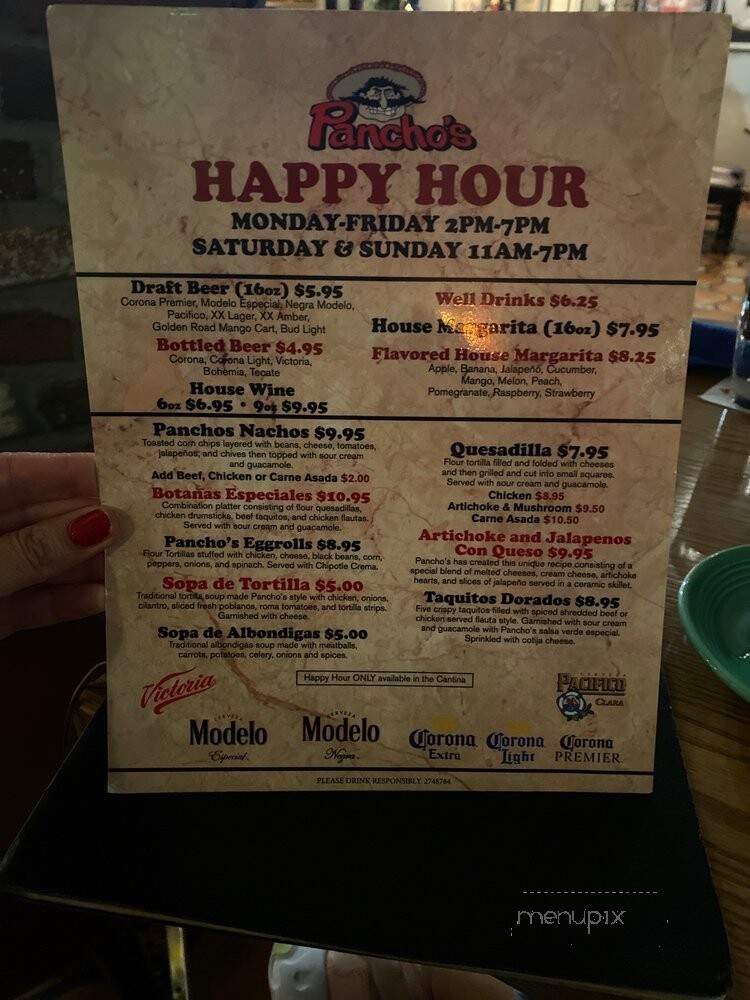Poncho's Antojos - Las Vegas, NV menu_pic
