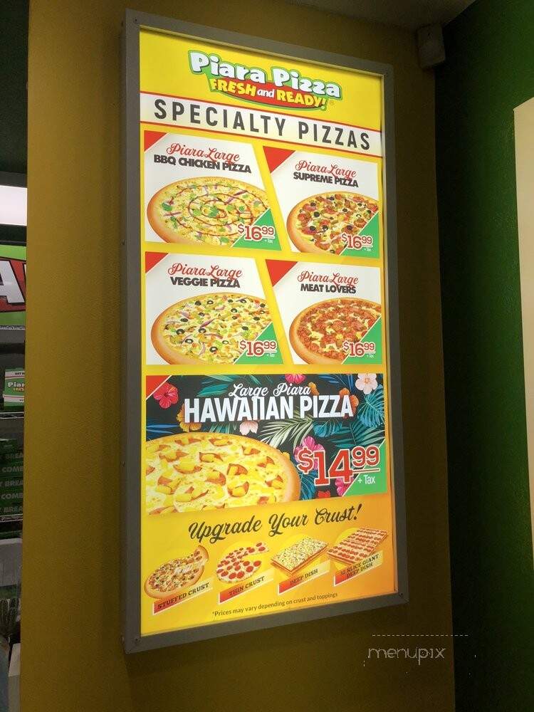 Piara Pizza - Downey, CA menu_pic