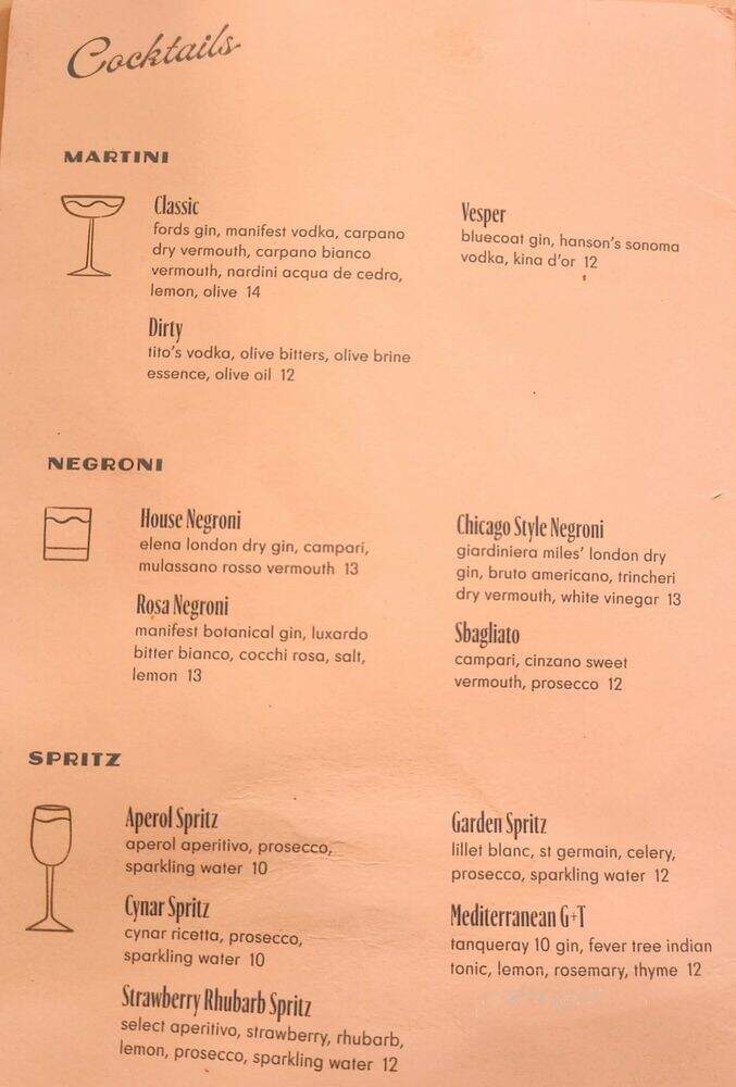 Josephine - Jacksonville, FL menu_pic