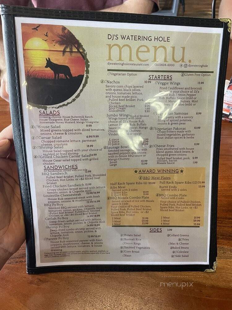 DJ's Watering Hole - Louisville, CO menu_pic