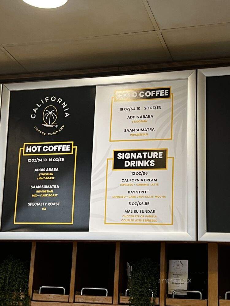 California Coffee - San Fernando Valley, CA menu_pic