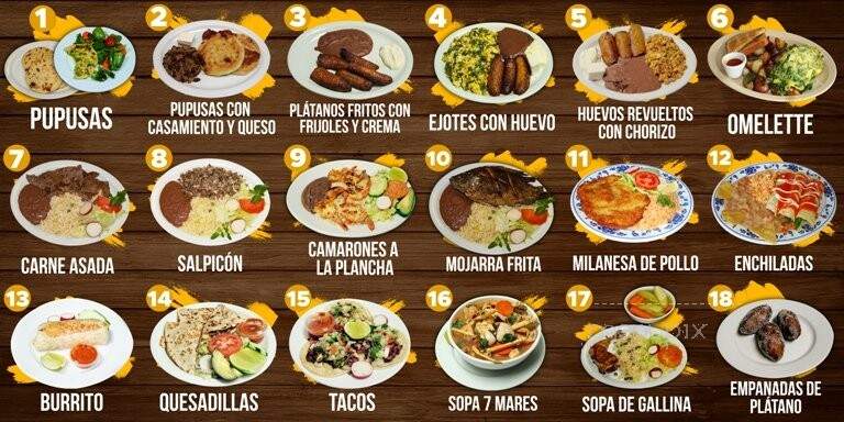 Restaurante Sabor de mi Tierra - Los Angeles, CA menu_pic