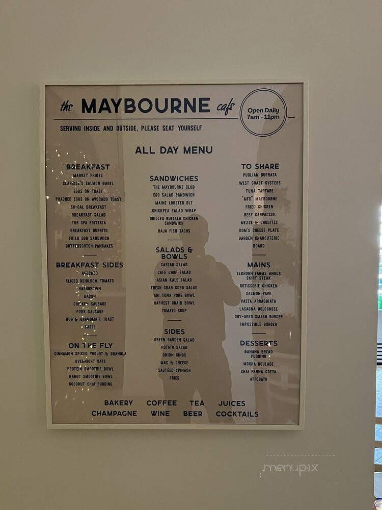 The Maybourne Cafe - Beverly Hills, CA menu_pic