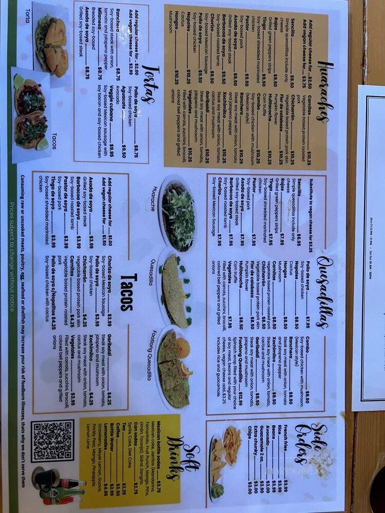 Quesadilla Pilsen - Chicago, IL menu_pic
