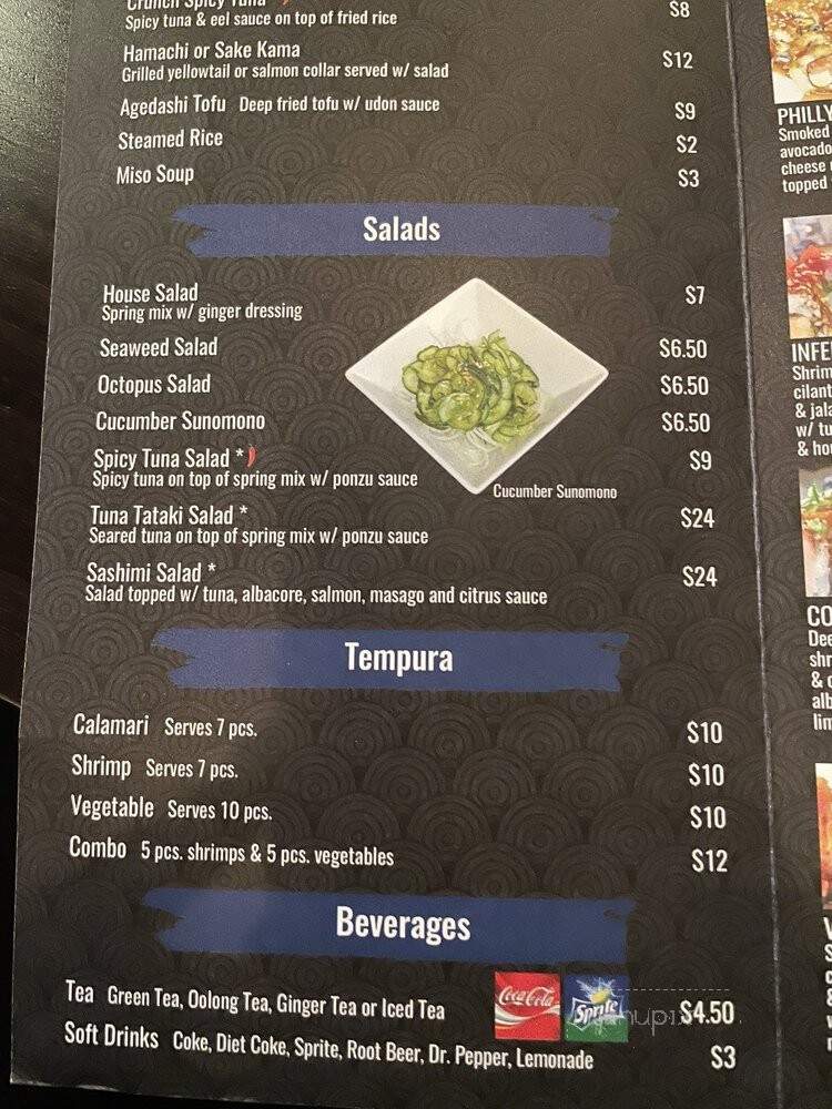 Tokai Sushi - West Jordan, UT menu_pic