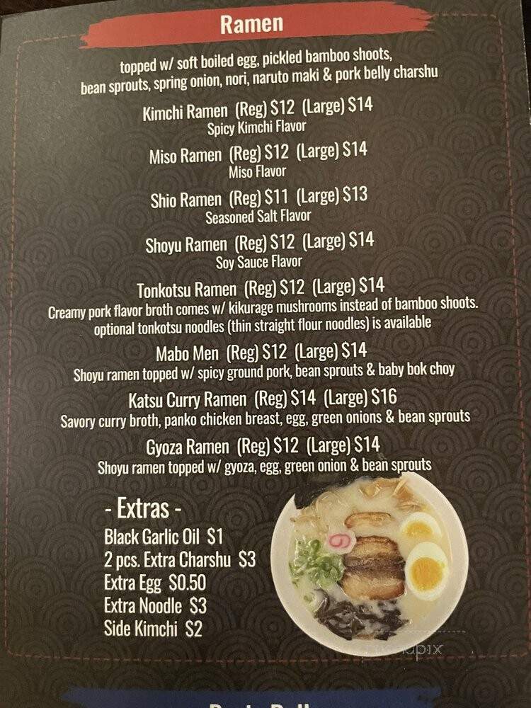 Tokai Sushi - West Jordan, UT menu_pic