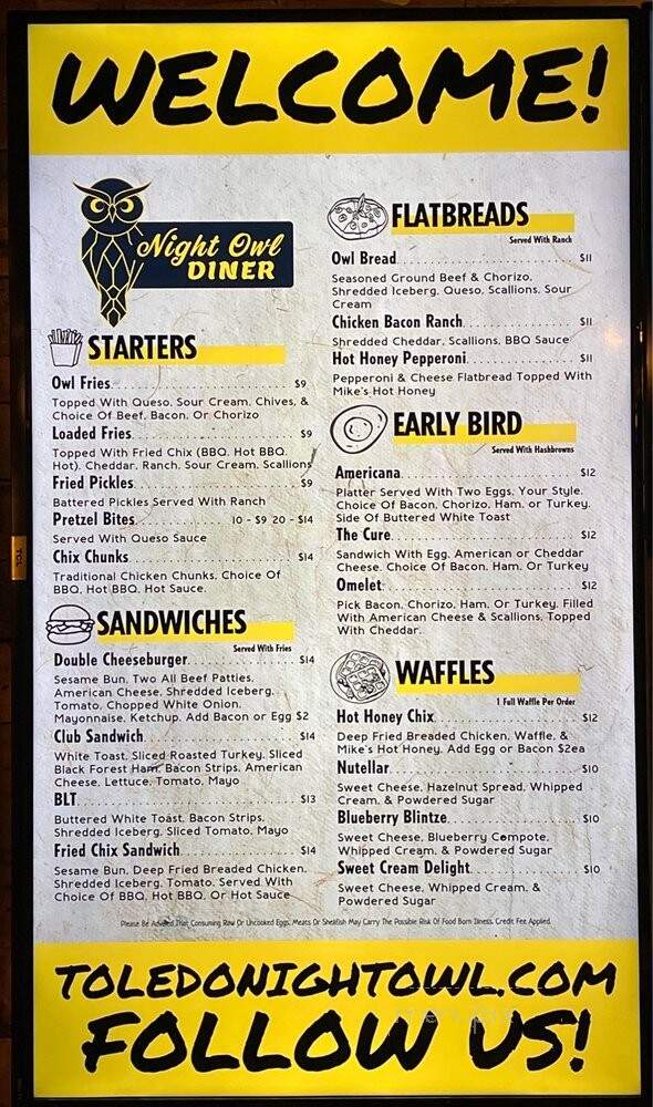 Night Owl Diner - Toledo, OH