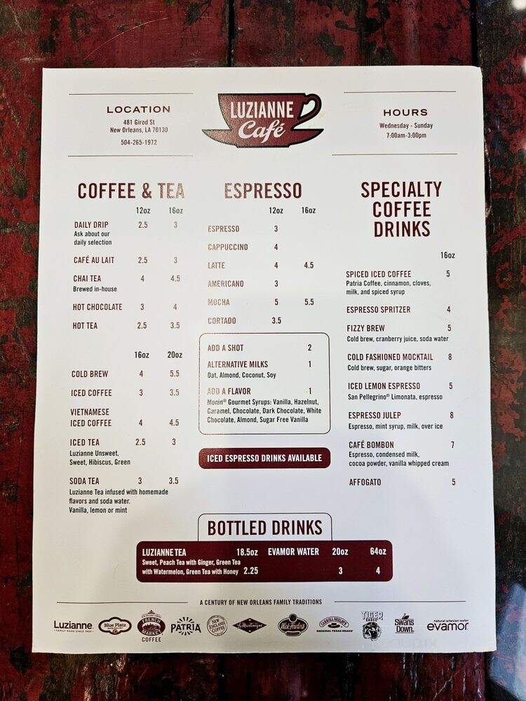 Luzianne Cafe - New Orleans, LA