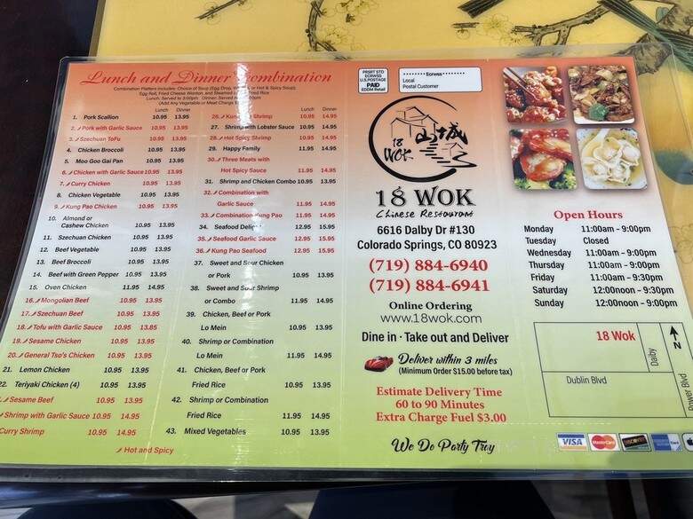 18 Wok Chinese Restaurant - Colorado Springs, CO